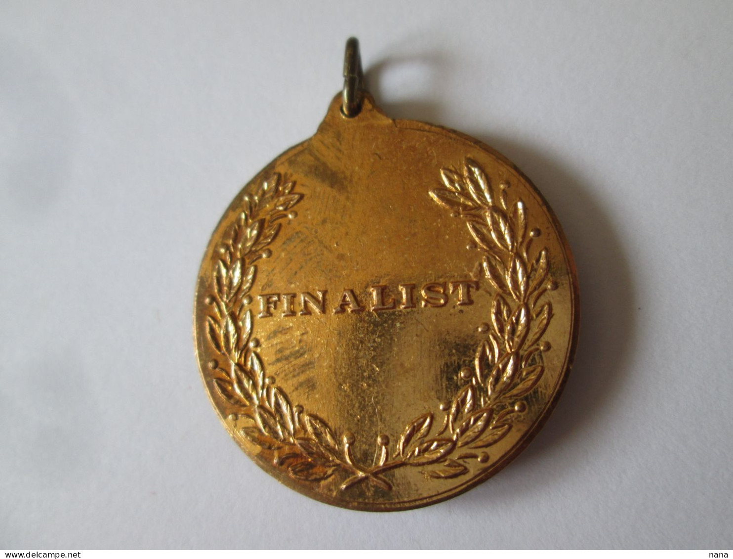 Rare! Insigne Roumanie:Finaliste Jeunesse Spartachiada 1958/Romanian Badge:Youth Finalist Spartachiada 1958,diam:30 Mm - Other & Unclassified