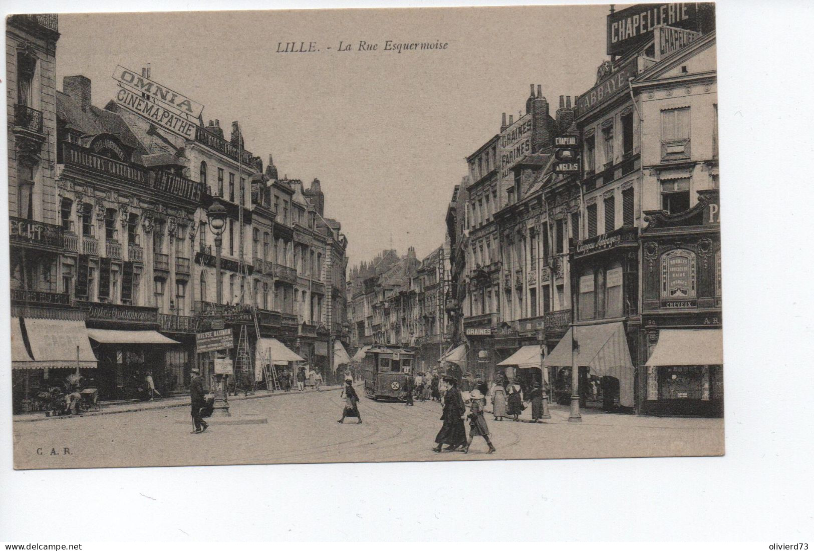 Cpa - 59 - Lille - La Rue Esquermoise -  A VOIR - Lille