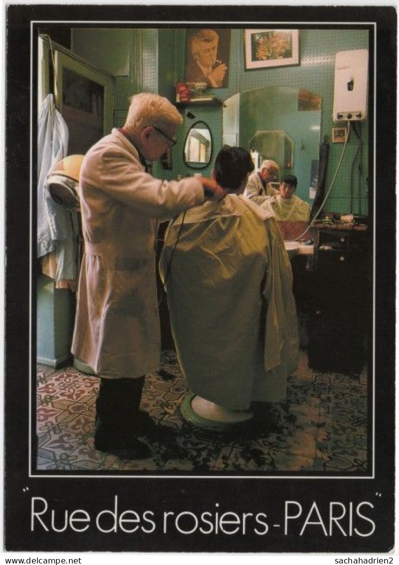 75. Gf. PARIS. Rue Des Rosiers. Le Pletzel (Quartier Juif). Coiffeur. 10 - Autres & Non Classés