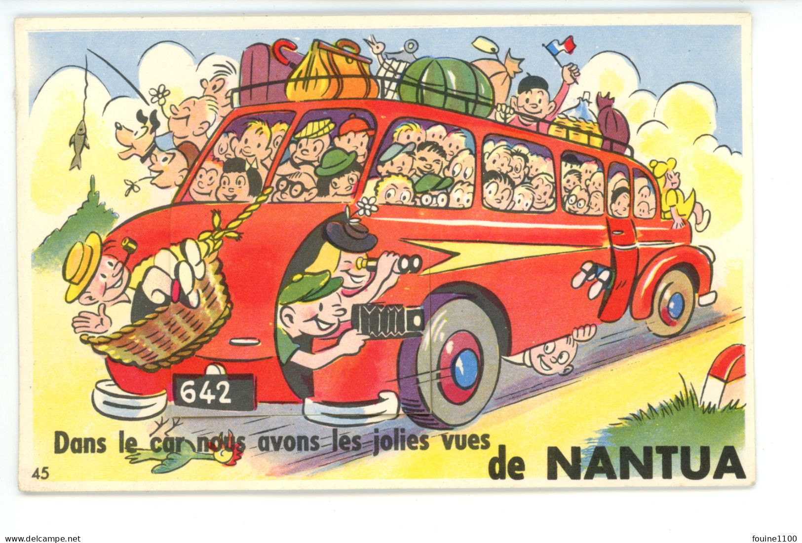 CARTE SYSTEME De NANTUA Complet Avec Son Dépliant 10 Vues ( Autocar ) - Nantua