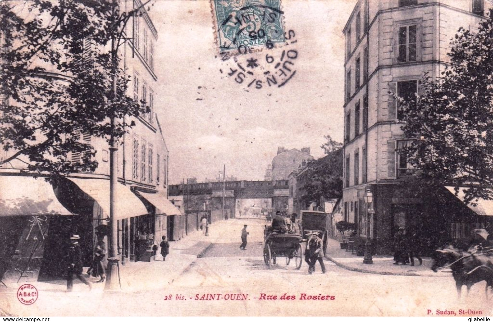 93 - Seine Saint Denis - SAINT OUEN - Rue Des Rosiers - Saint Ouen