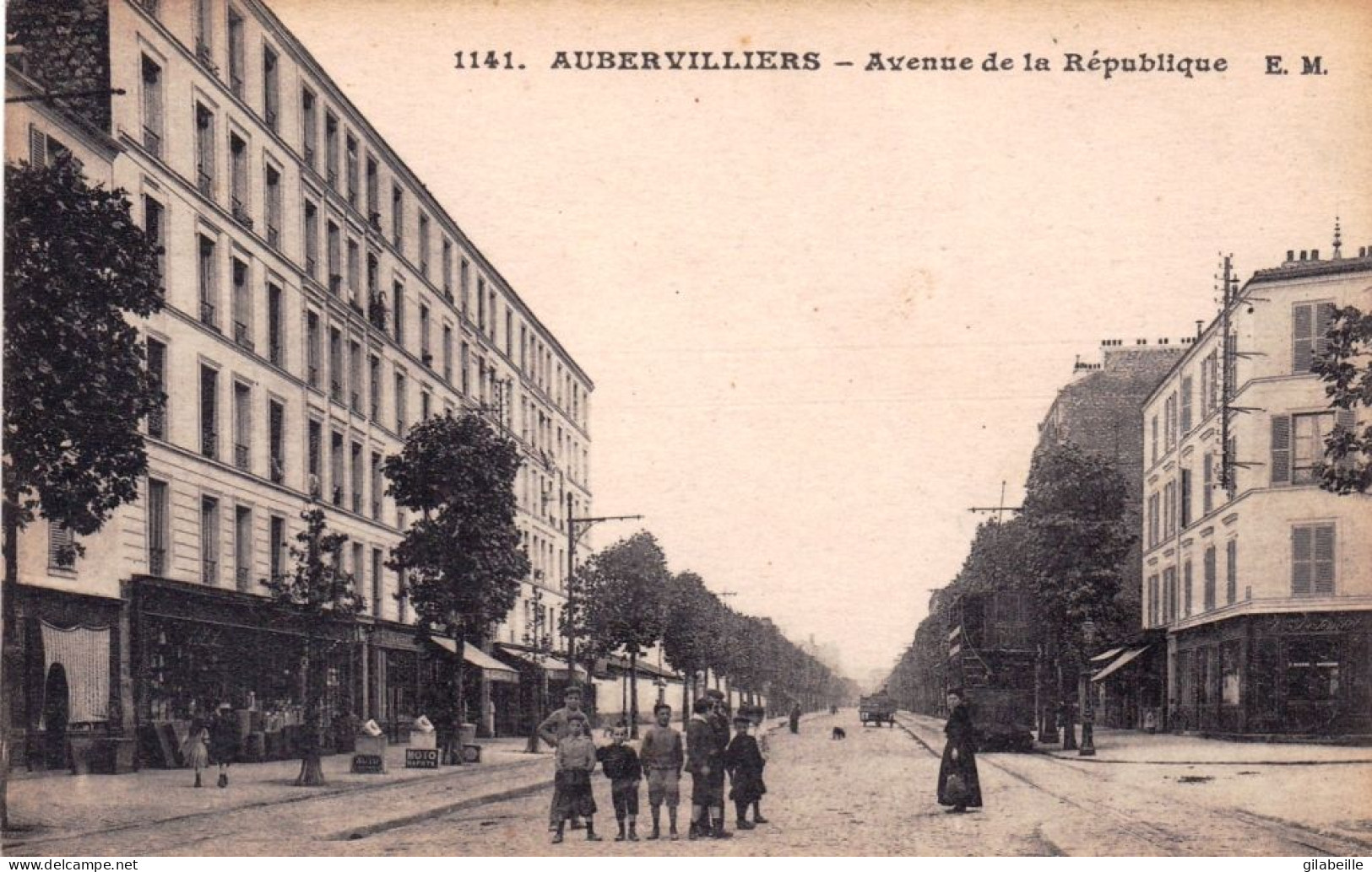 93 - Seine Saint Denis - AUBERVILLIERS - Avenue De La Republique - Aubervilliers