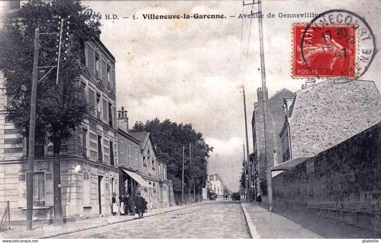 92 - Hauts De Seine - VILLENEUVE La GARENNE - Avenue De Gennevilliers - Villeneuve La Garenne