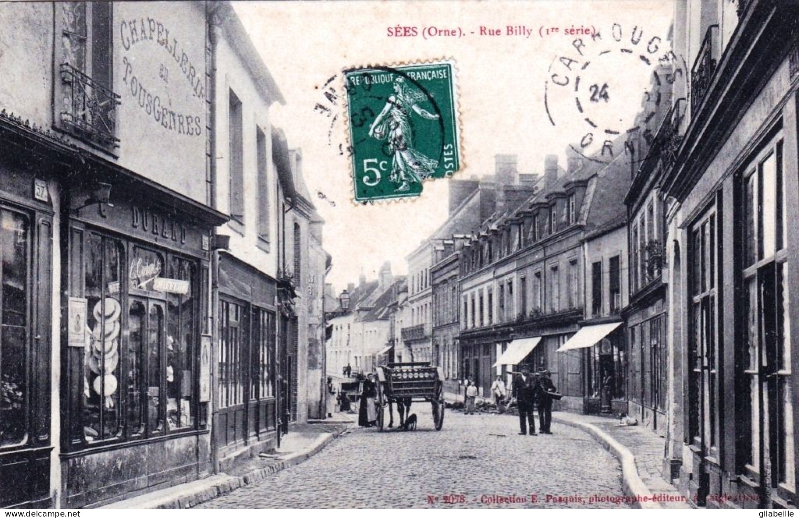 61 - Orne - SEES - Rue Billy - Chapellerie - Sees