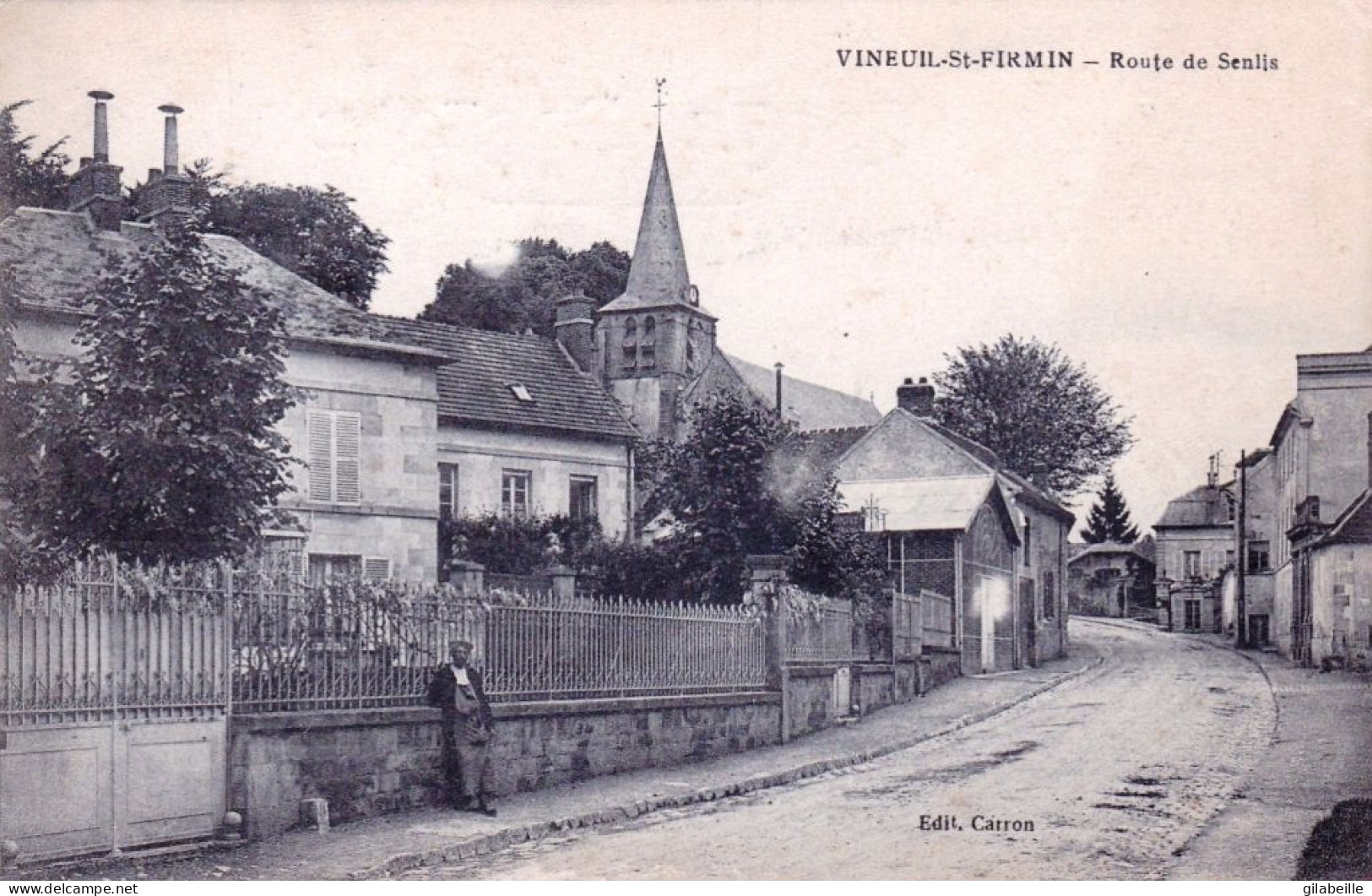 60 - Oise -VINEUIL SAINT FIRMIN - Route De Senlis - Autres & Non Classés