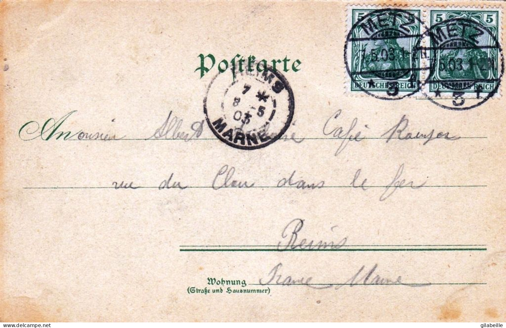 57 - Moselle - Gruss Von Den SCHLACHTFELDERN Bei GRAVELOTTE - 1903 - Sonstige & Ohne Zuordnung