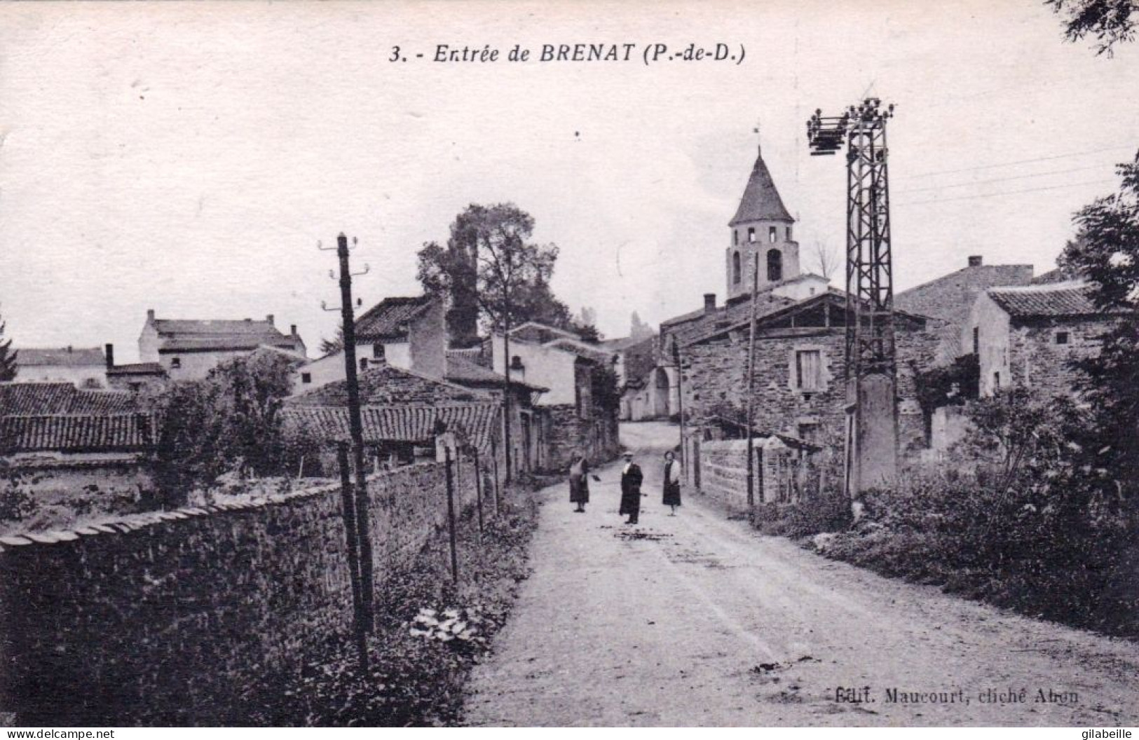 63 - Puy De Dome - Entrée De BRENAT Pres Issoire - RARE - Autres & Non Classés