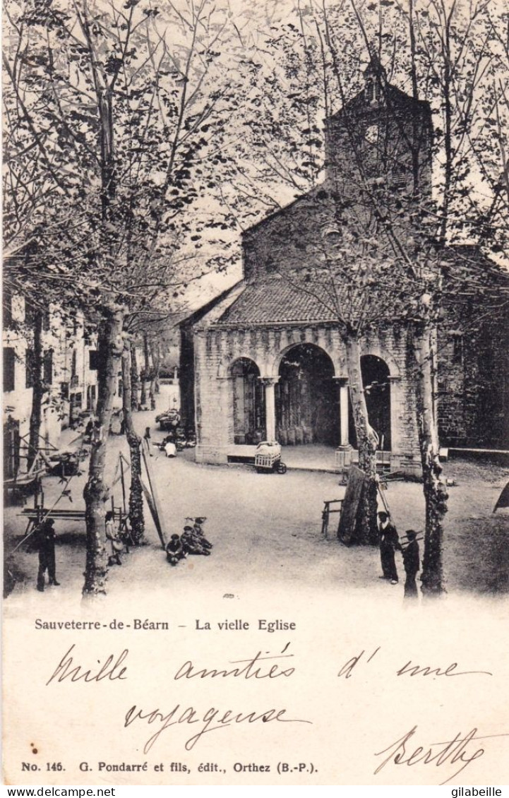 64 - Pyrenées Atlantiques - SAUVETERRE De BEARN - La Vieille Eglise - Sauveterre De Bearn