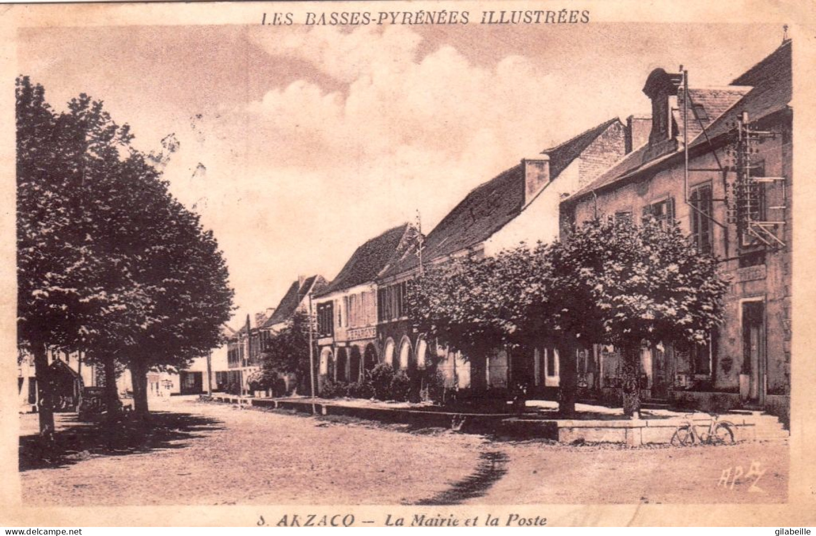 64 - Pyrenées Atlantiques -  ARZACQ - La Mairie Et La Poste - Other & Unclassified