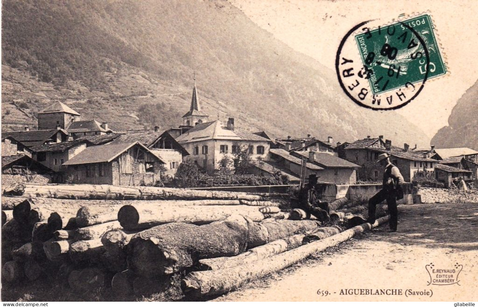 73 - Savoie - AIGUEBLANCHE ( Grand Aigueblanche ) -entrée Du Village - Andere & Zonder Classificatie