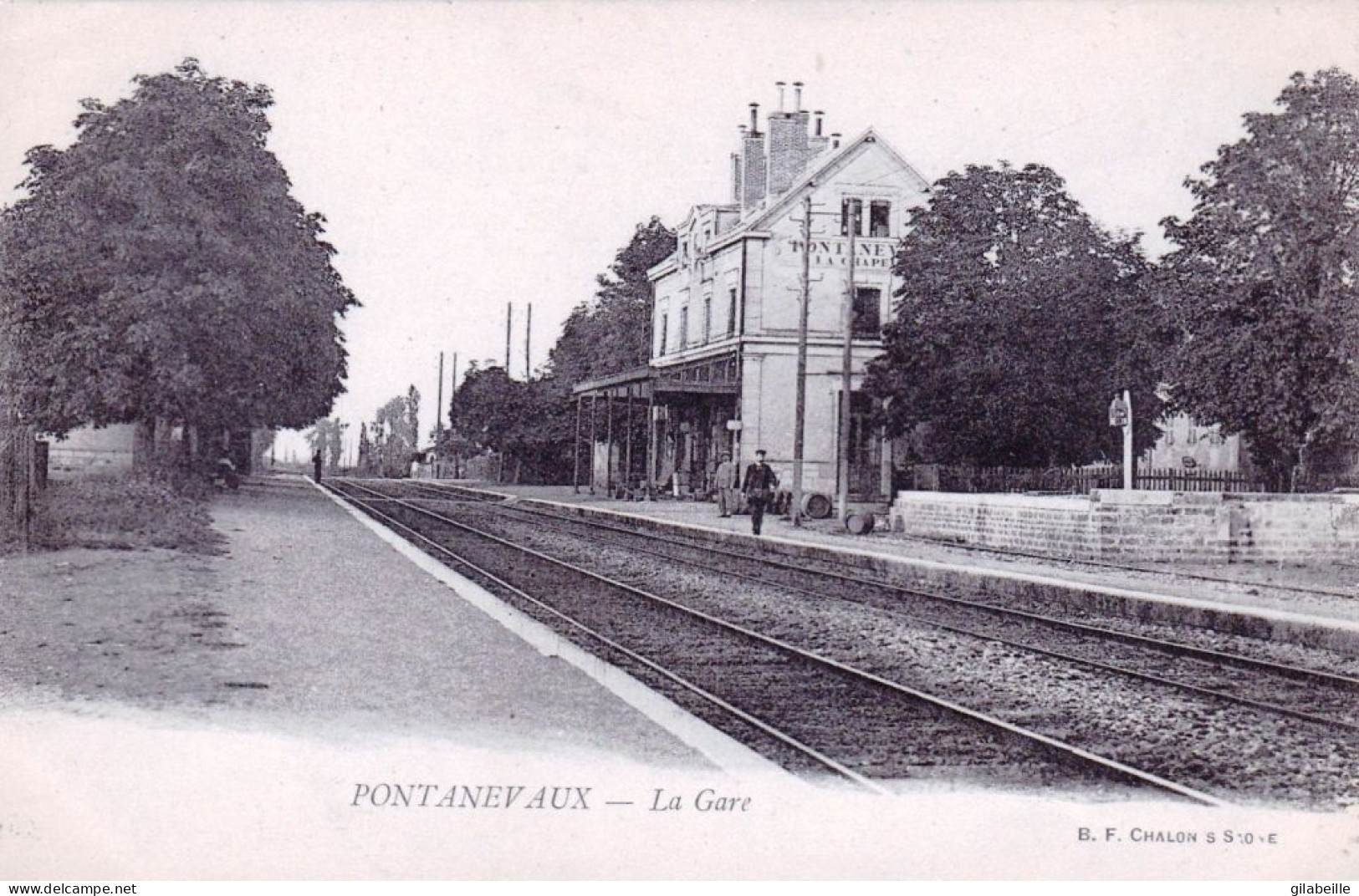 71 - Saone Et Loire - PONTANEVAUX - La Gare - Other & Unclassified