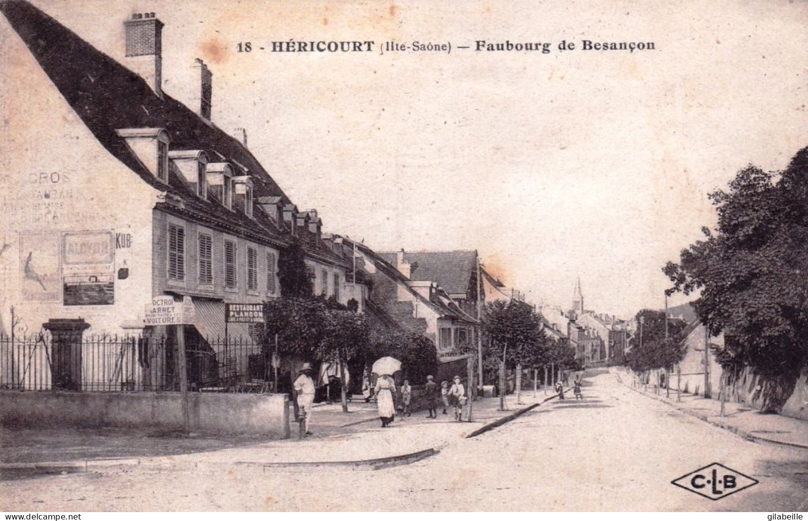 70 - Haute Saone - HERICOURT - Faubourg De Besancon - Restaurant Plancon - Autres & Non Classés