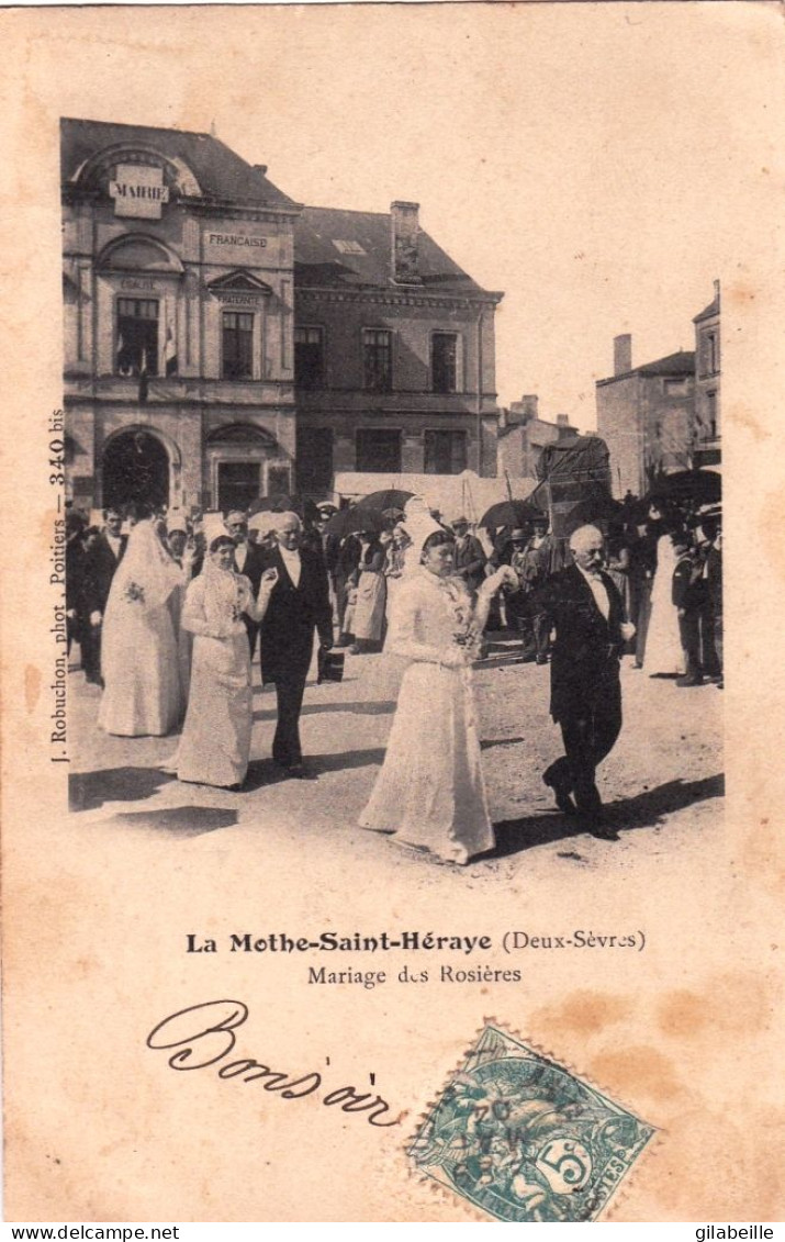 79 - Deux Sevres - LA MOTHE SAINT HERAY - Mariage Des Rosieres - La Mothe Saint Heray