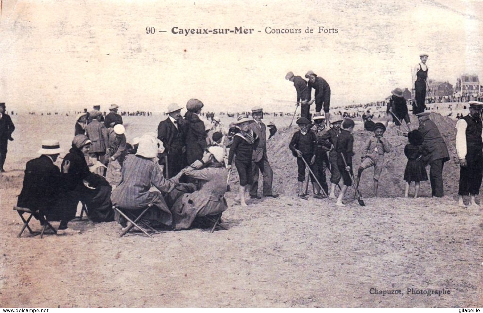80 - Somme - CAYEUX Sur MER - Concours De Forts Sur La Plage - Cayeux Sur Mer