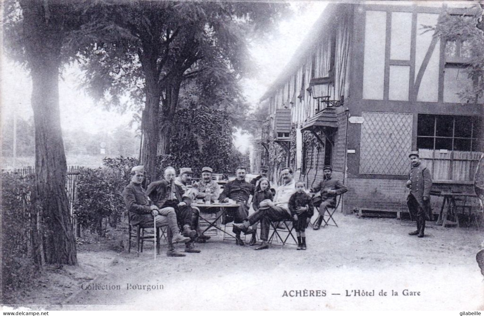 78 - Yvelines - ACHERES - L Hotel De La Gare - Acheres