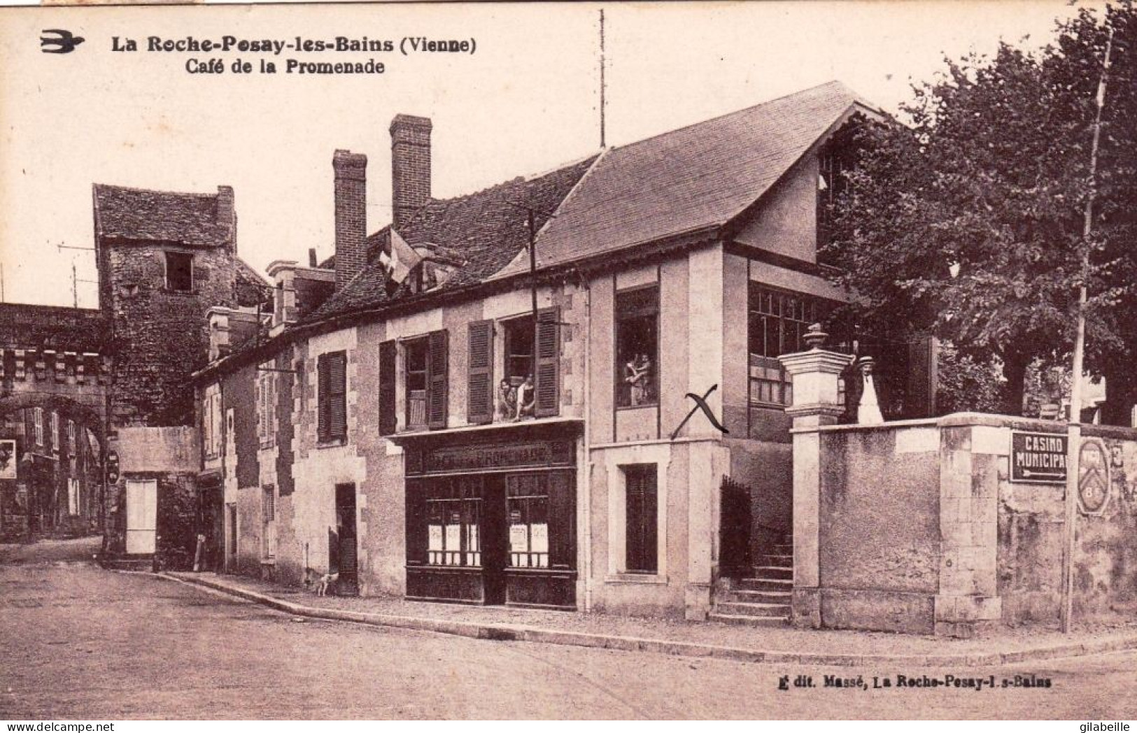 86 - Vienne - LA ROCHE POSAY - Café De La Promenade - La Roche Posay