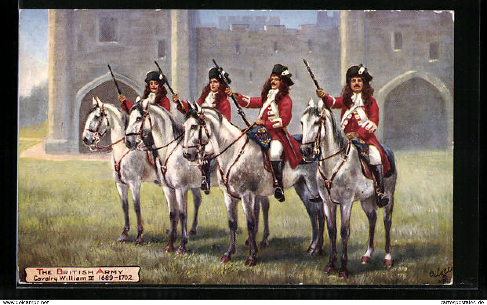 Pc The British Army, Cavalry William III. 1689-1702  - Autres & Non Classés