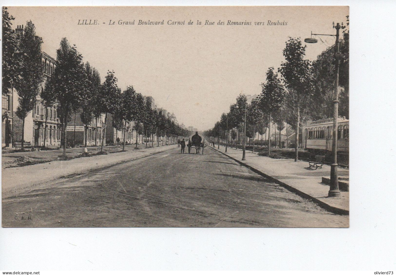 Cpa - 59 - Lille - Le Grand Boulevard Carnot -  A VOIR - Lille
