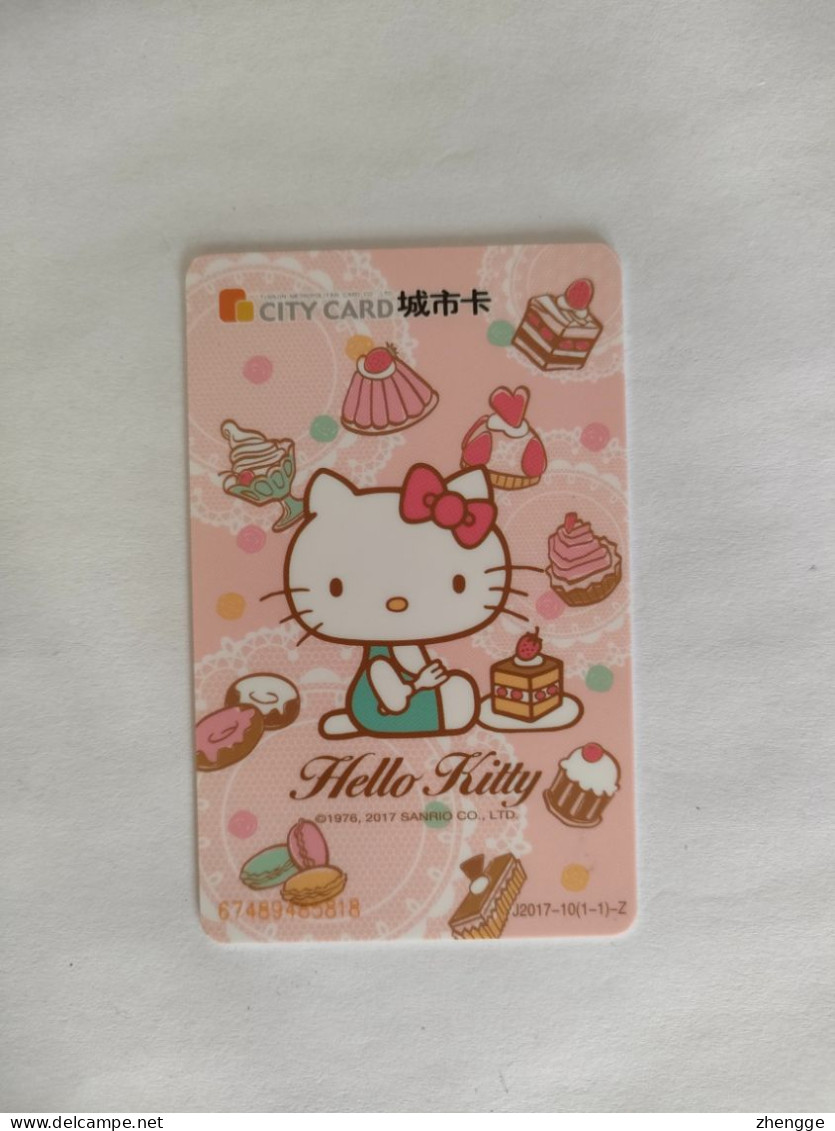 China Transport Cards, Kitty,for Metro,bus,tianjin City, (1pcs) - Unclassified