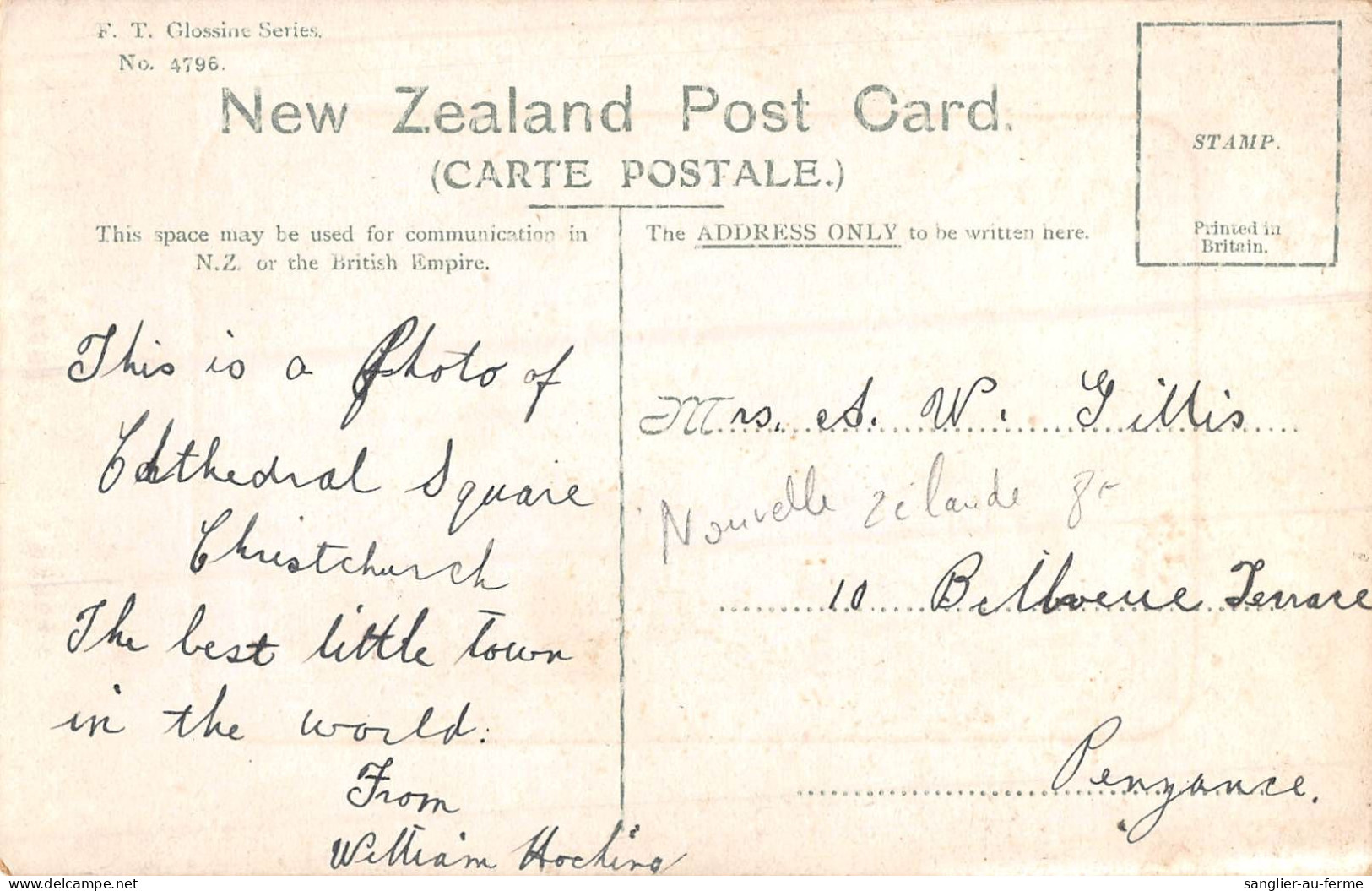 CPA AUSTRALIE / NOUVELLE ZELANDE / CATHEDRAL SQUARE / CHRISTCHURCH - Other & Unclassified