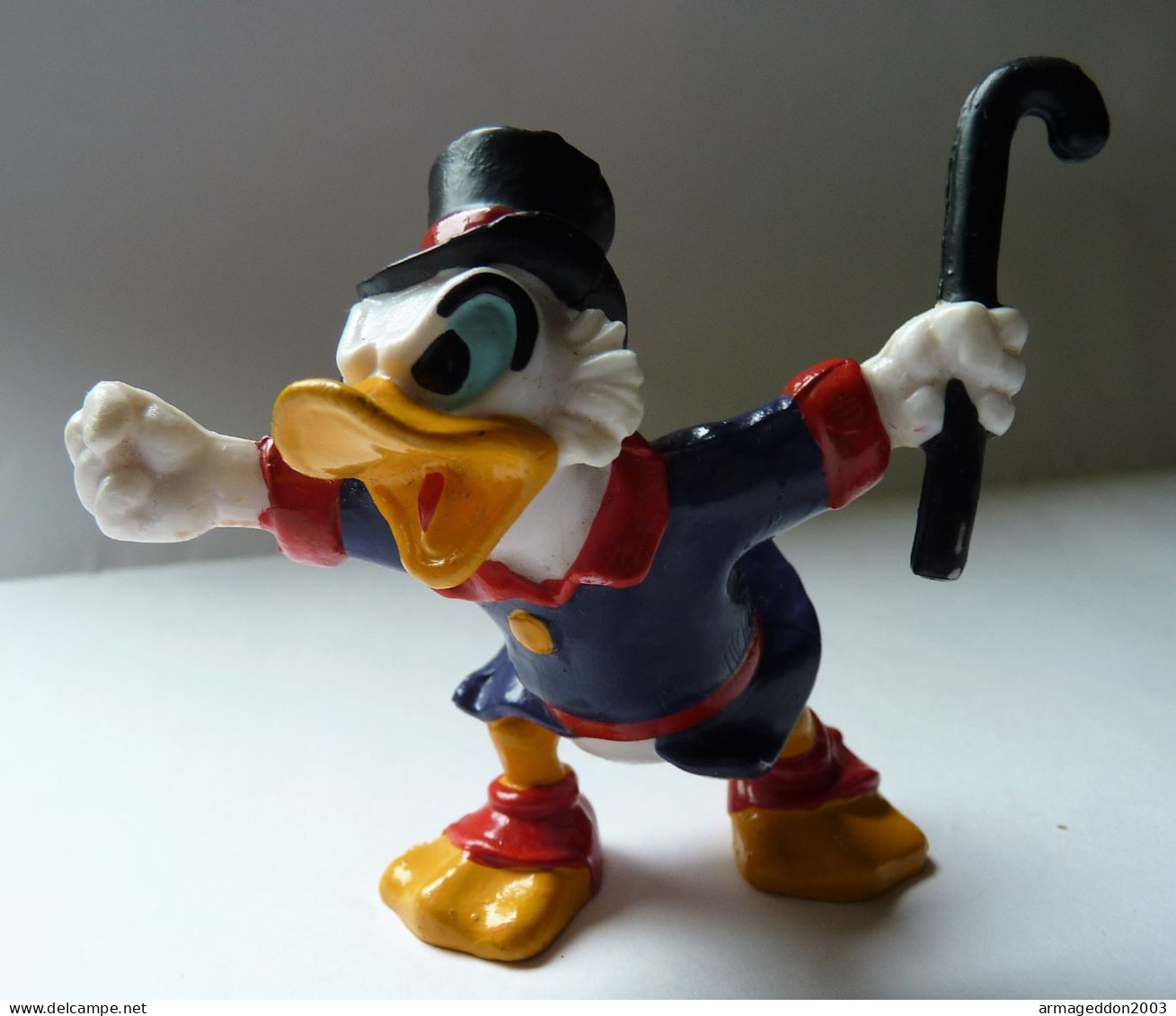 ANCIENNE FIGURINE DISNEY PICSOU EN COLERE 7.5 Cm / BULLY DISNEY - Disney