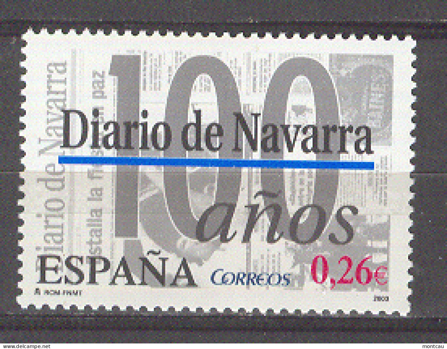 Spain 2003 - Cent 'Diaro De Navarrara' Ed 4000 (**) - Unused Stamps