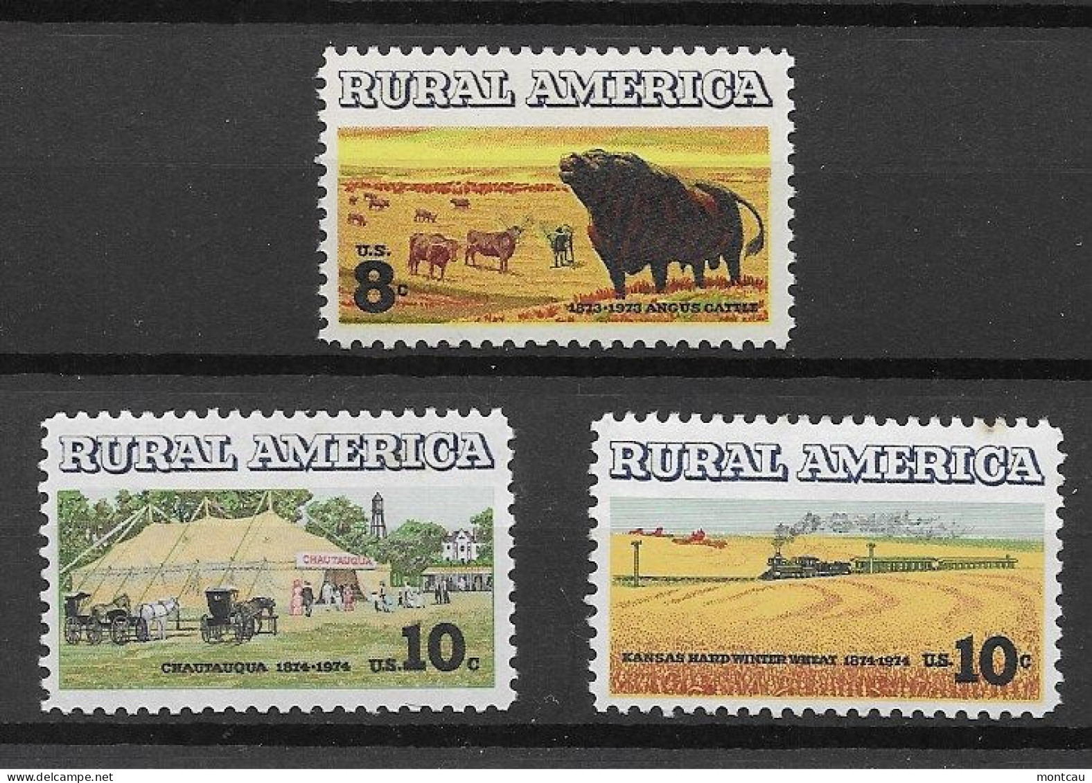 USA 1973.  Rural America Sc 1504-06  (**) - Unused Stamps