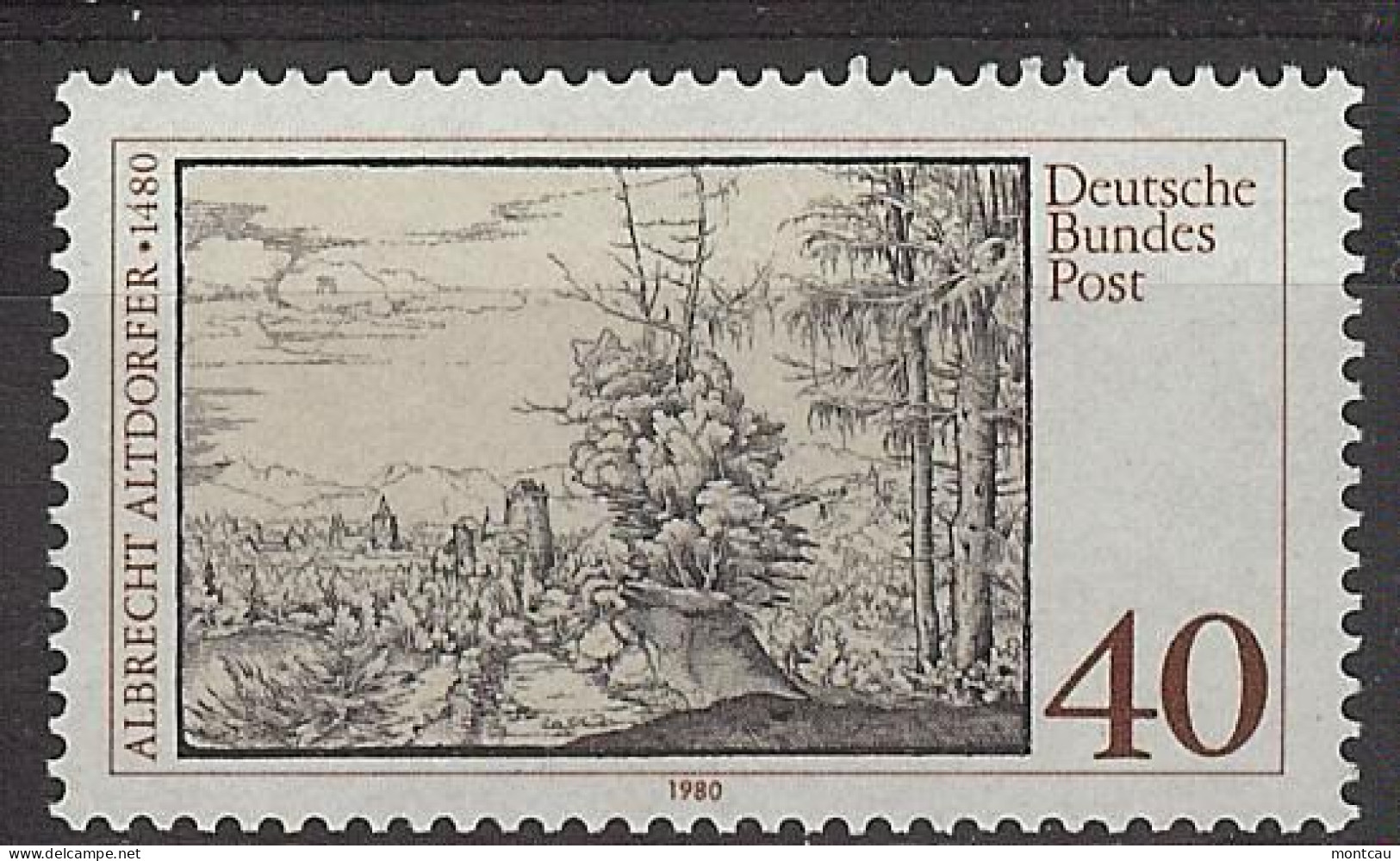 Germany 1980. Albrecht Altdorfer M=1067 Y=913  (**) - Unused Stamps