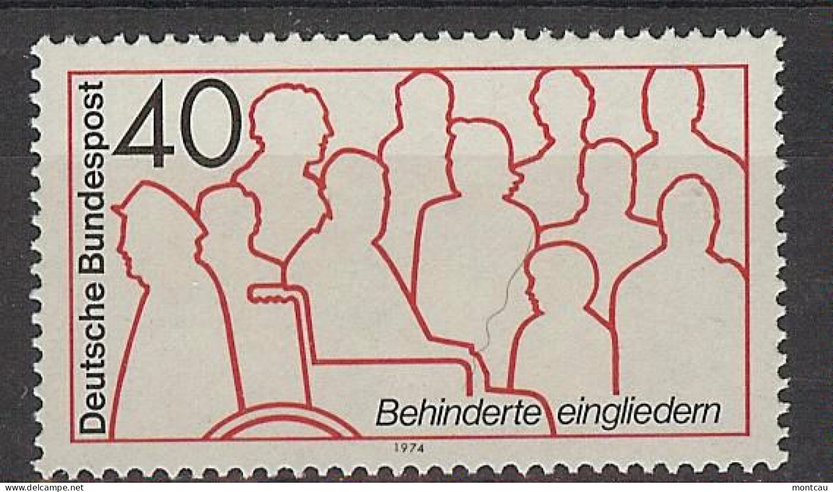 Germany 1974. Integracion De Los Discapacitados M=796 Y=645  (**) - Unused Stamps