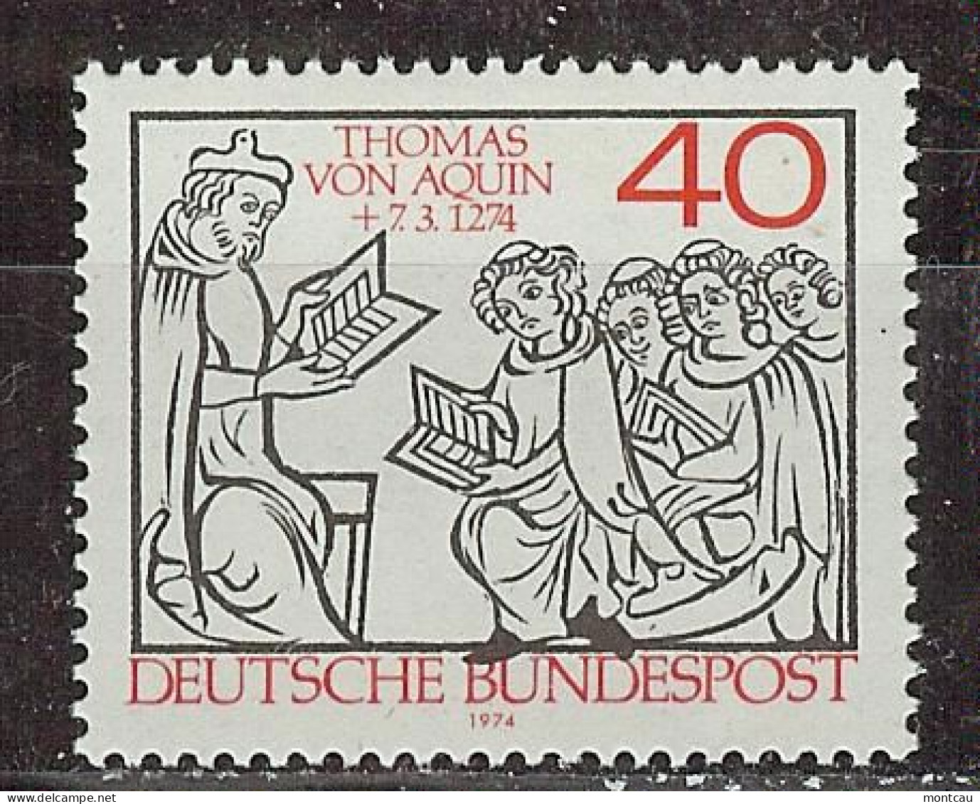 Germany 1974. Santo Tomas De Aquino M=795 Y=644  (**) - Ungebraucht