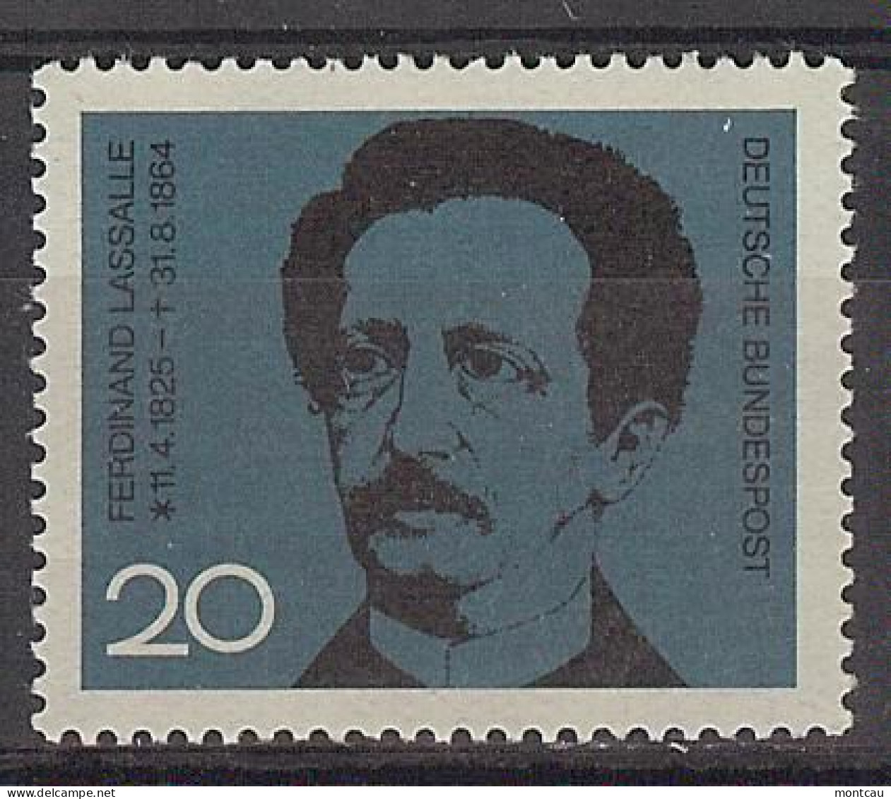 Germany 1964. Ferdinand Lasalle M=443 Y=308  (**) - Nuevos