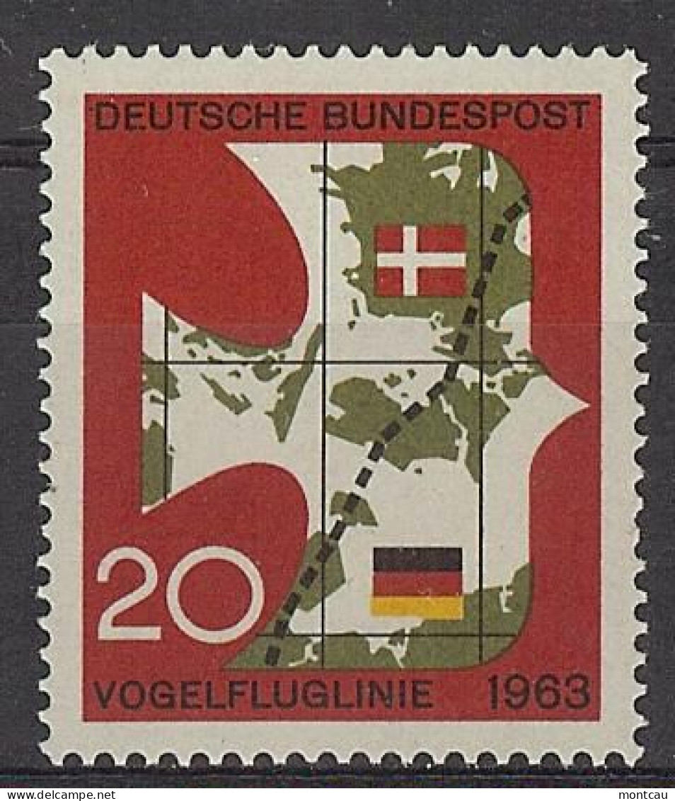 Germany 1963. Enlace Con Dinamarca M=399 Y=271  (**) - Nuevos