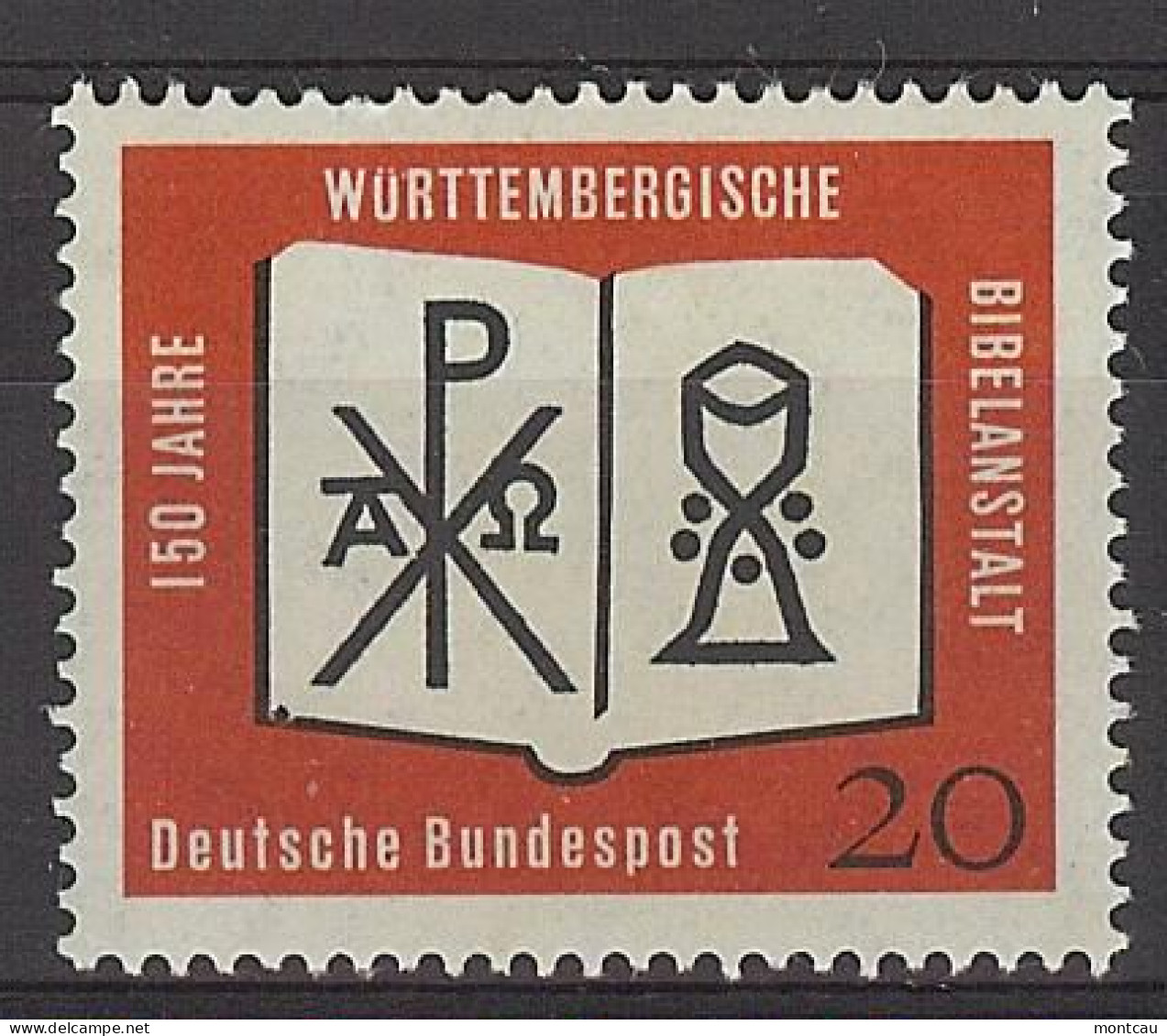 Germany 1962. Instituto Wurtemberg M=382 Y=254  (**) - Nuevos