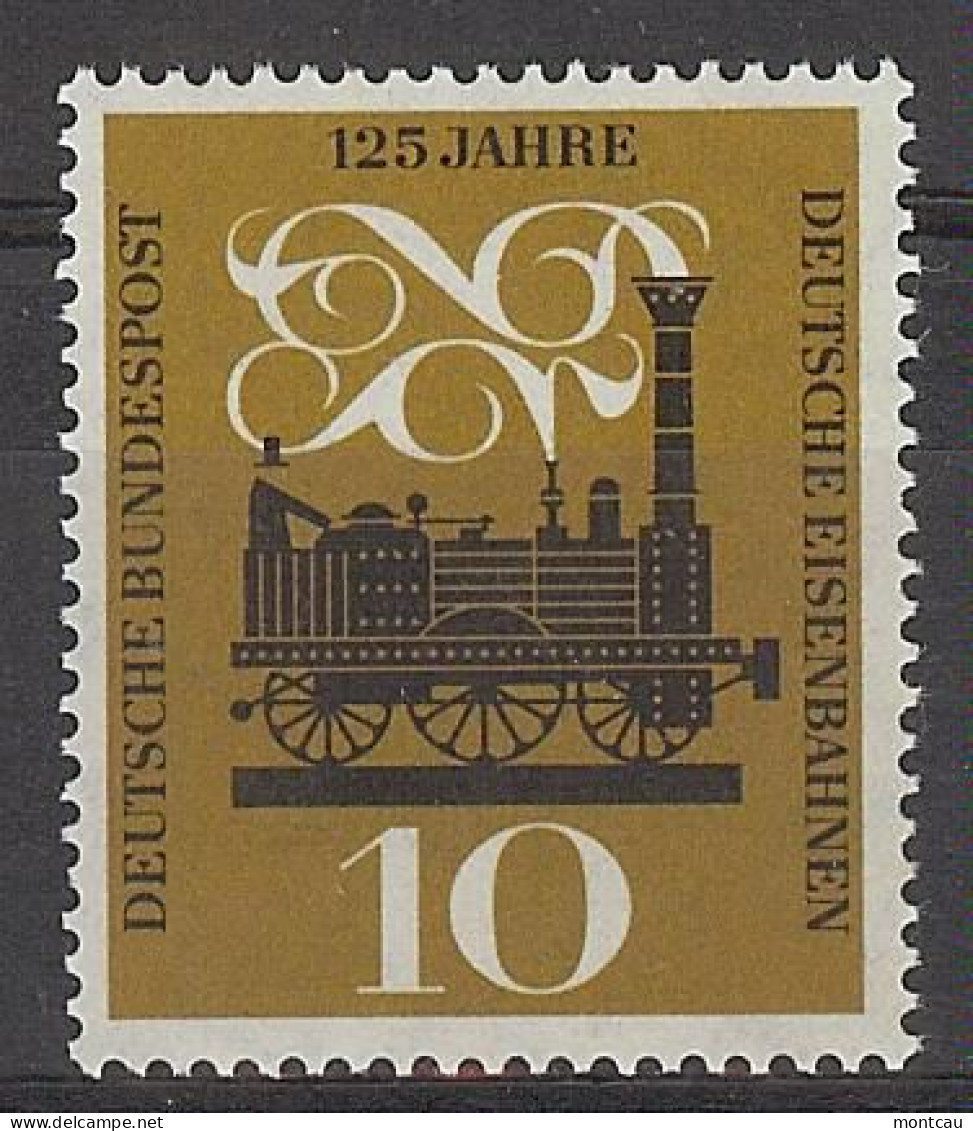 Germany 1960. Aniversario Ferrocarriles M=345 Y=218  (**) - Nuevos