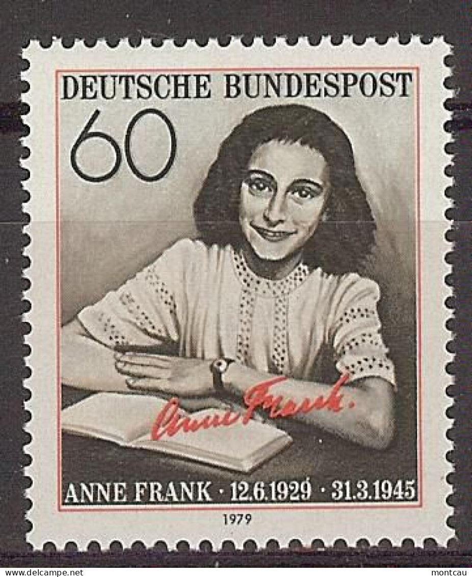 Germany 1979. Anna Frank M=1013 Y=857  (**) - Ongebruikt