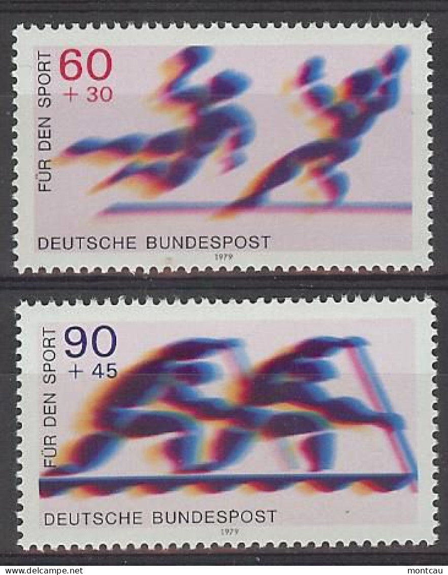 Germany 1979. Deportes M=1009-10 Y=848-49  (**) - Ongebruikt