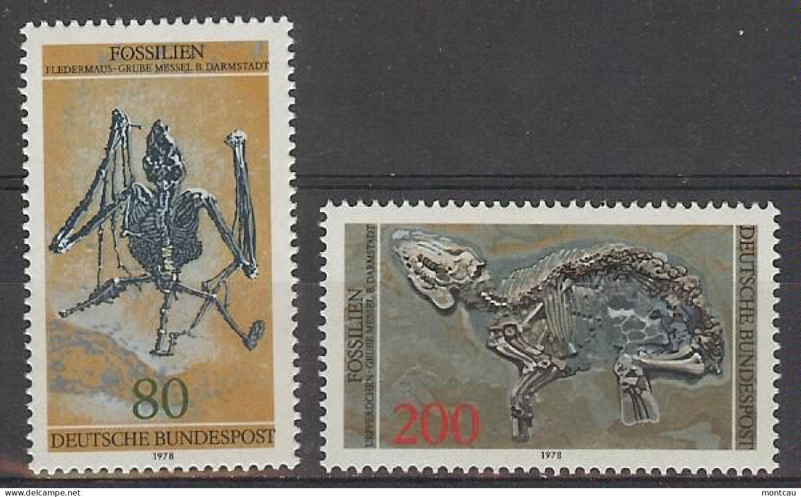 Germany 1978. Fosiles M=974-75 Y=821-22  (**) - Unused Stamps