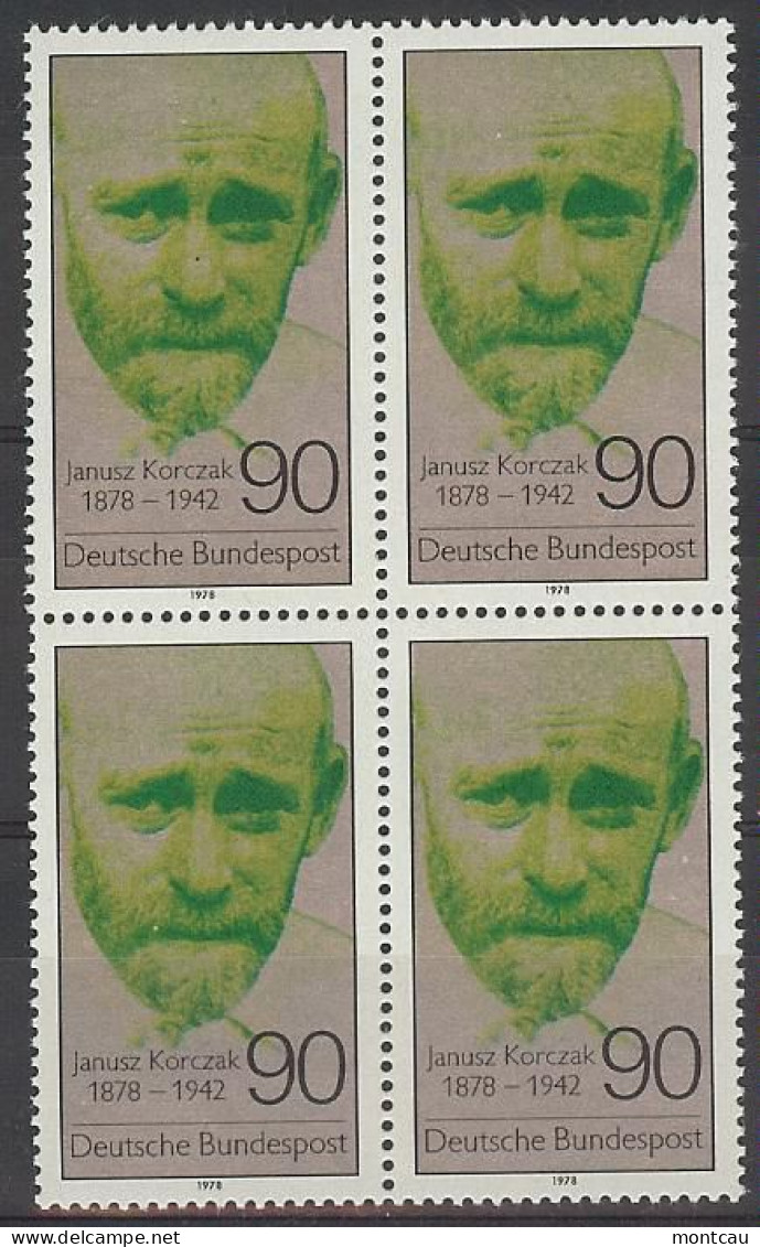 Germany 1978. Janisz Korczak M=973 Y=820  (**) - Neufs