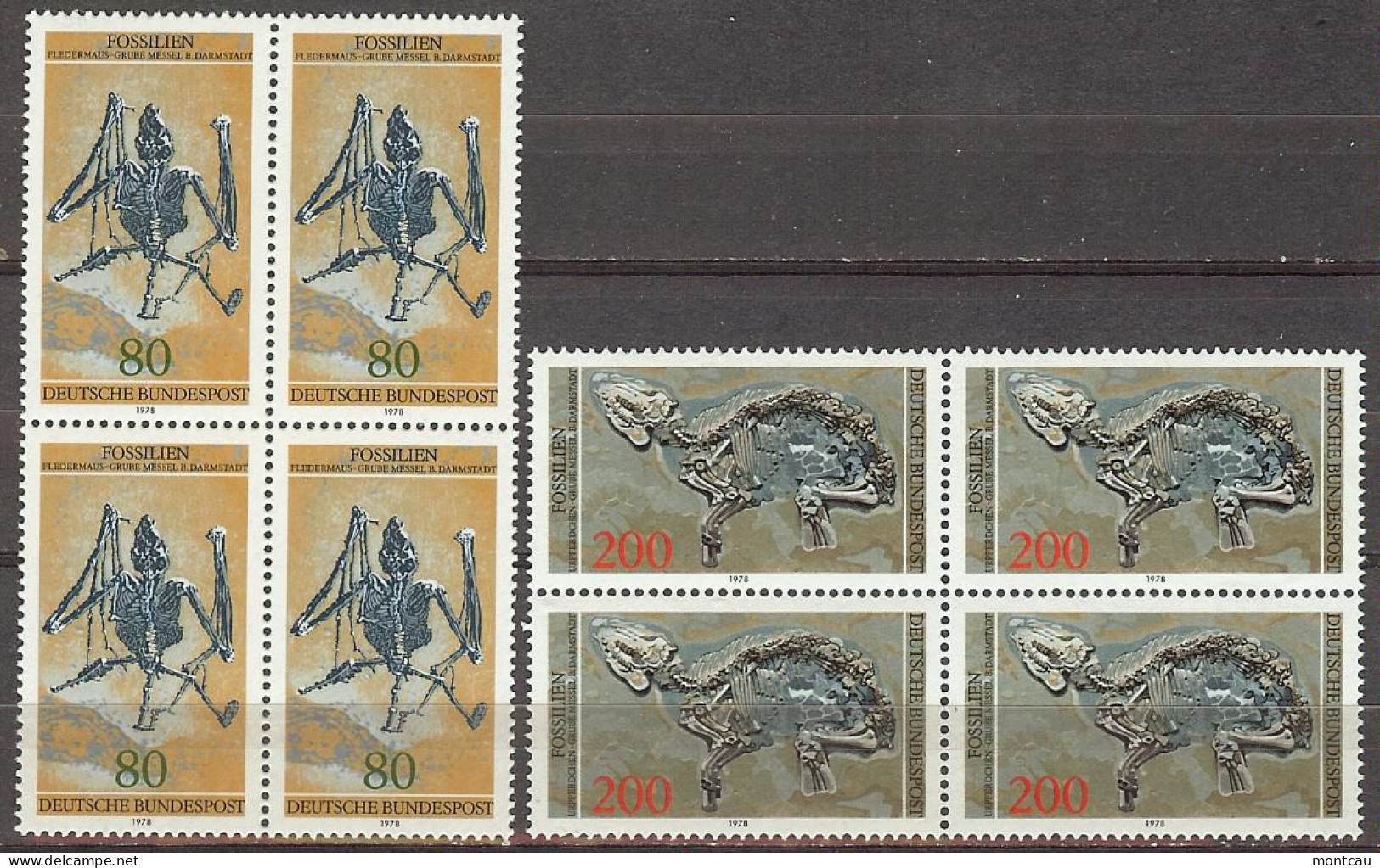 Germany 1978. Fosiles M=974-75 Y=821-22  (**) - Unused Stamps