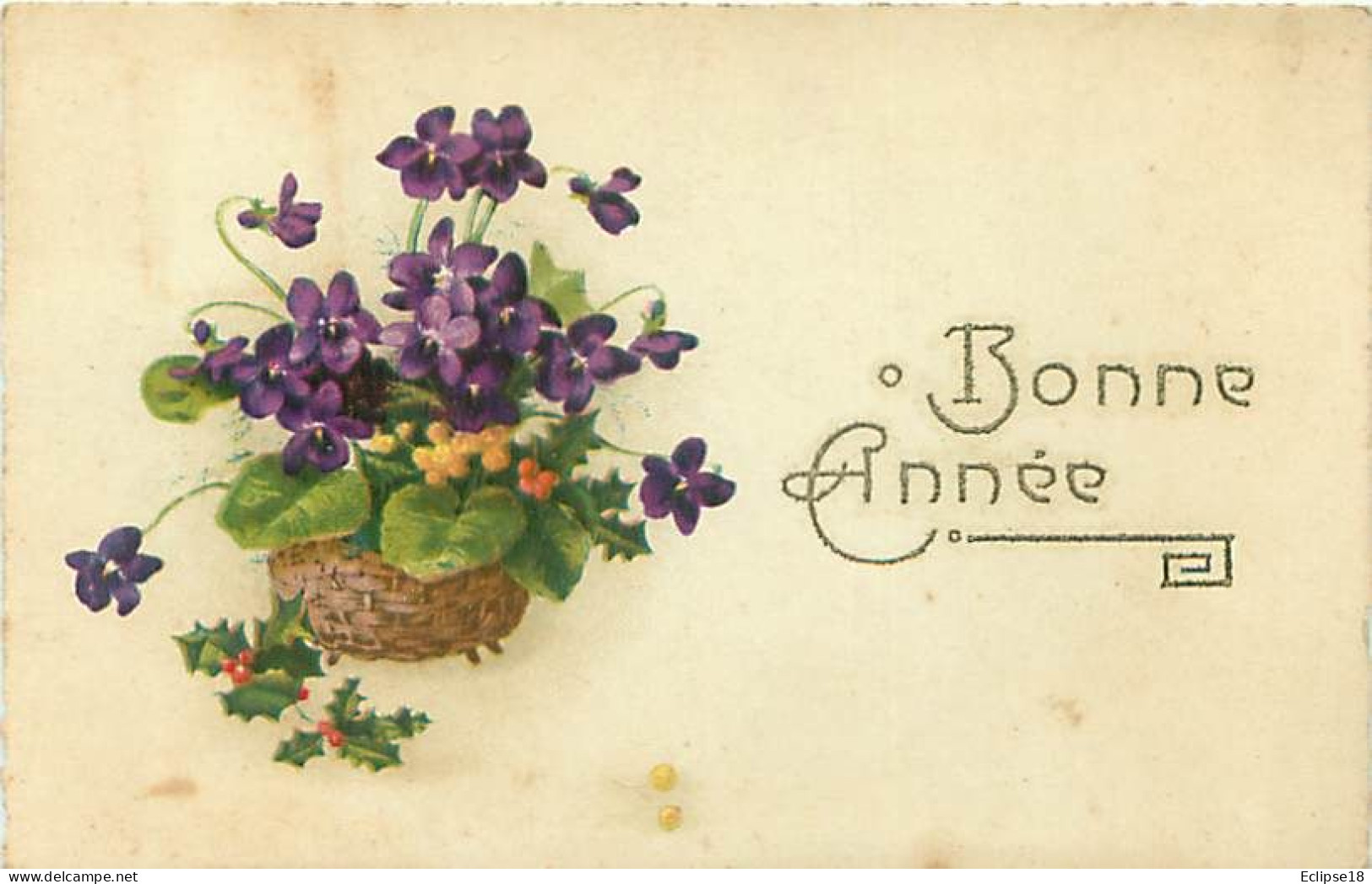 lot de 13 cartes - fete et voeux Fleurs  Q 2620