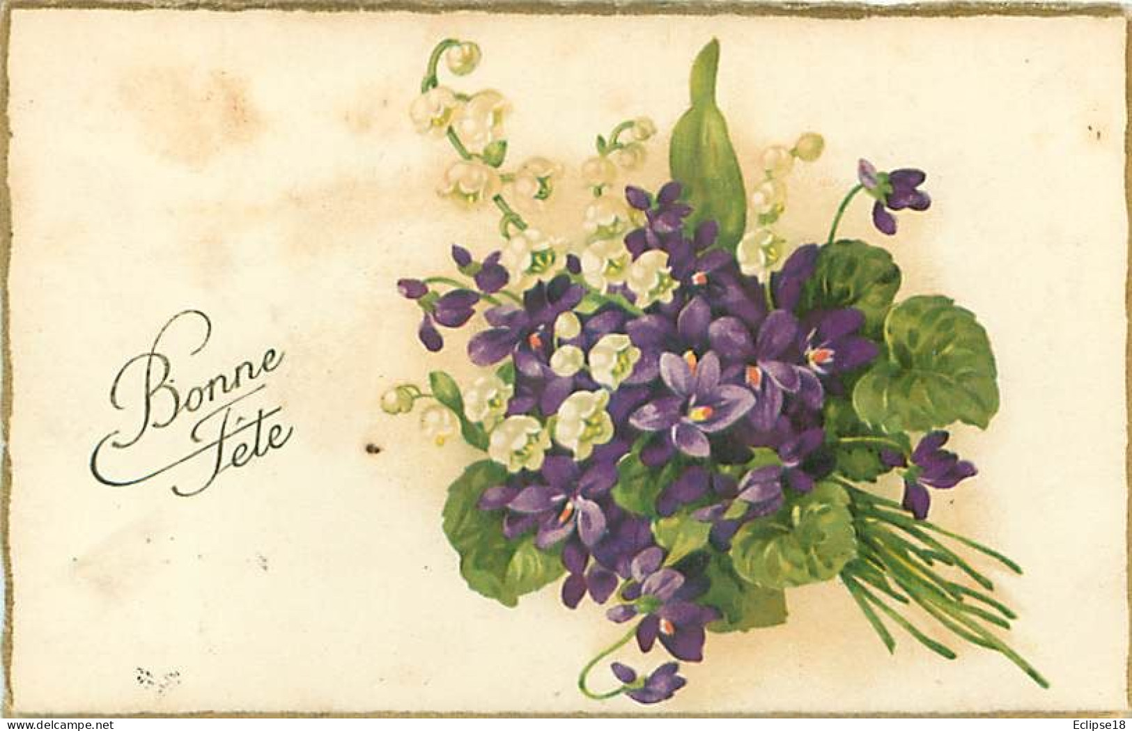 lot de 13 cartes - fete et voeux Fleurs  Q 2620