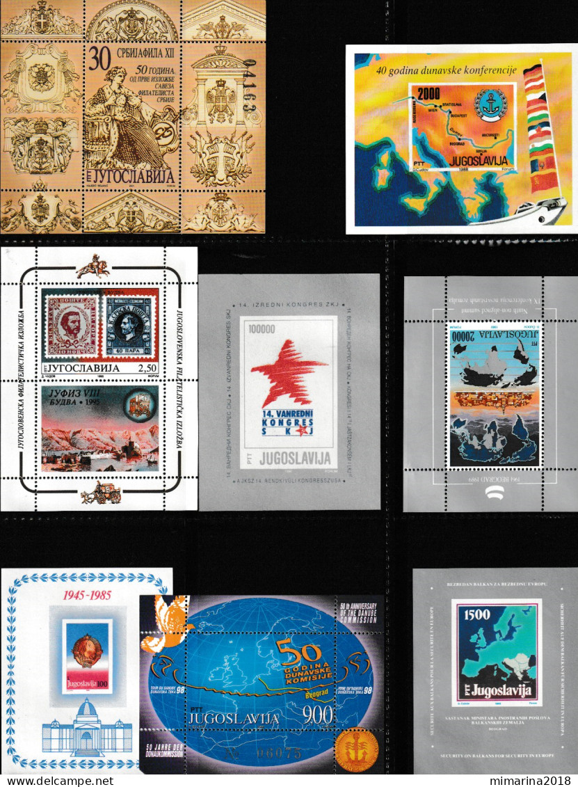 YUGOSLAVIA  MNH  22 SHEETS - Otros & Sin Clasificación