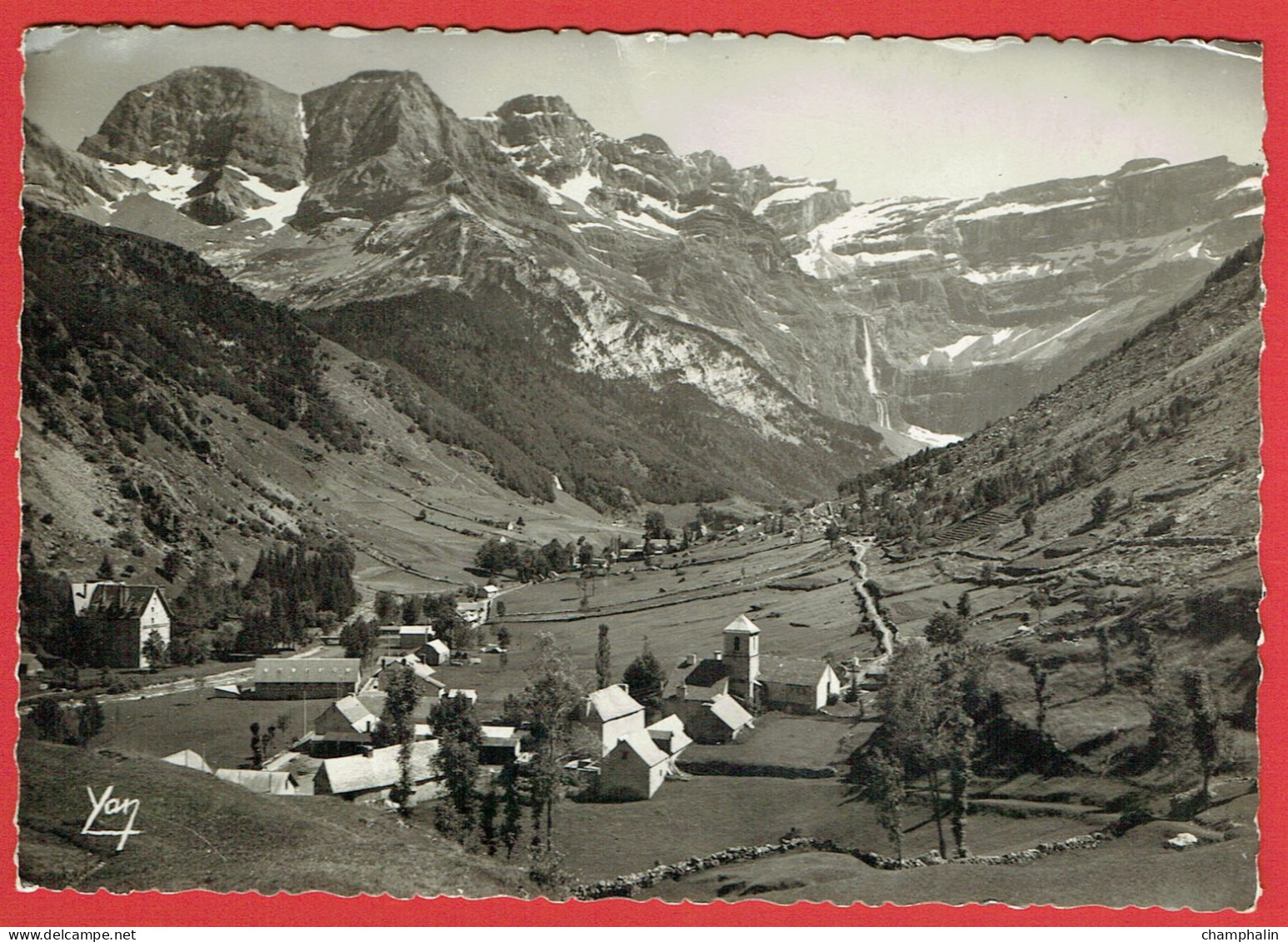 Gavarnie - Le Cirque Vu Du Village - CAD - Gavarnie