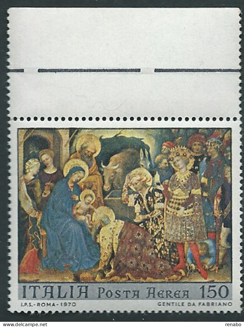 Italia, Italy, Italie, Italien 1970; "Adorazione Dei Magi" A Natale : Dipinto Di Gentile Da Fabriano. Nuovo. - Religion