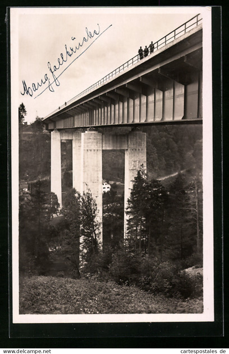 AK Weyarn, Mangfallbrücke Der Reichsautobahn  - Other & Unclassified