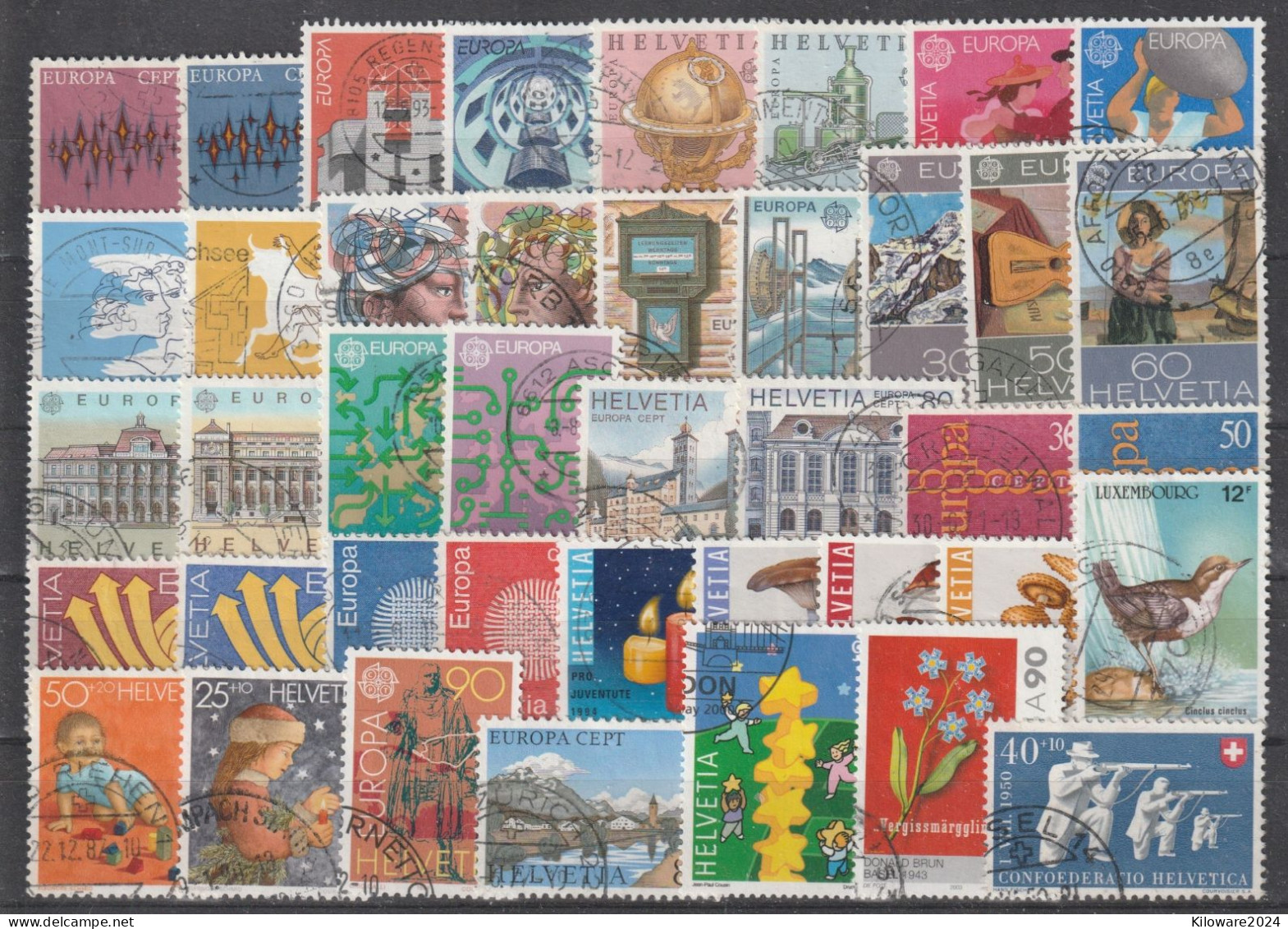Schweiz: Lot Mit Versch. Werten,  Gestempelt.  (050) - Lots & Kiloware (mixtures) - Max. 999 Stamps
