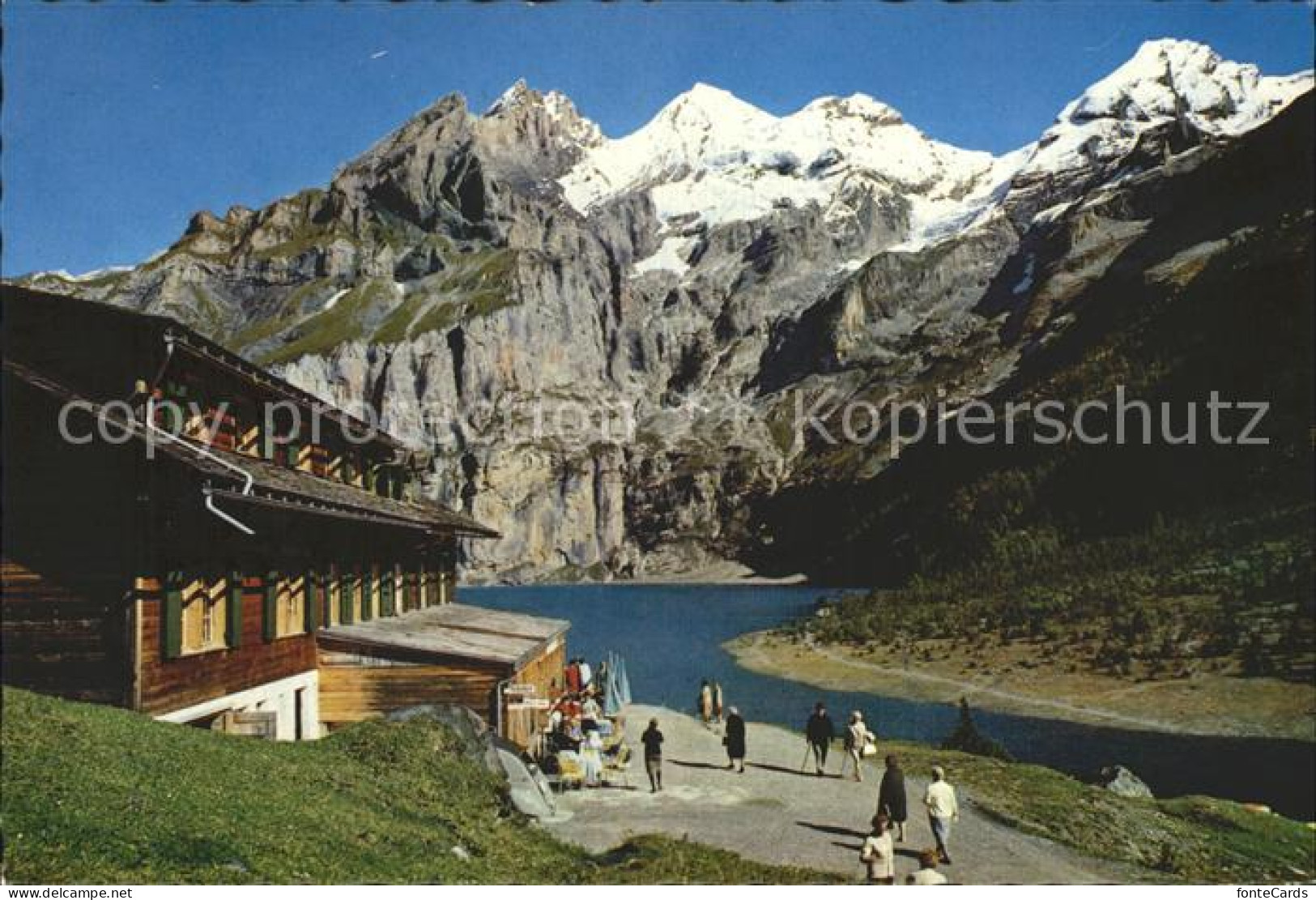 12365026 Oeschinensee Bei Kandersteg Mit Bluemlisalpgruppe Und Fruendenhorn Oesc - Sonstige & Ohne Zuordnung