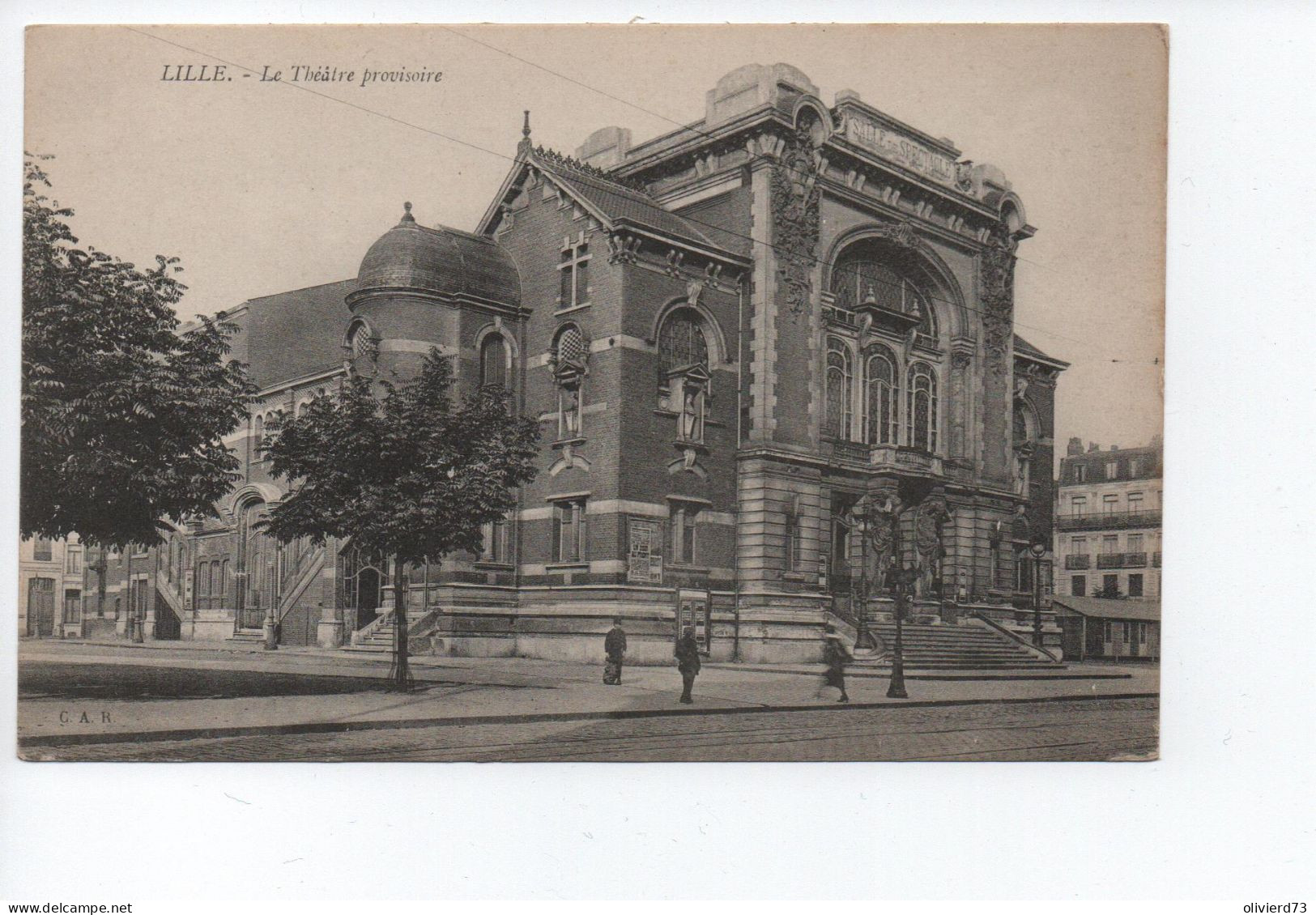 Cpa - 59 - Lille - Le Théatre Provisoire -  A VOIR - Lille