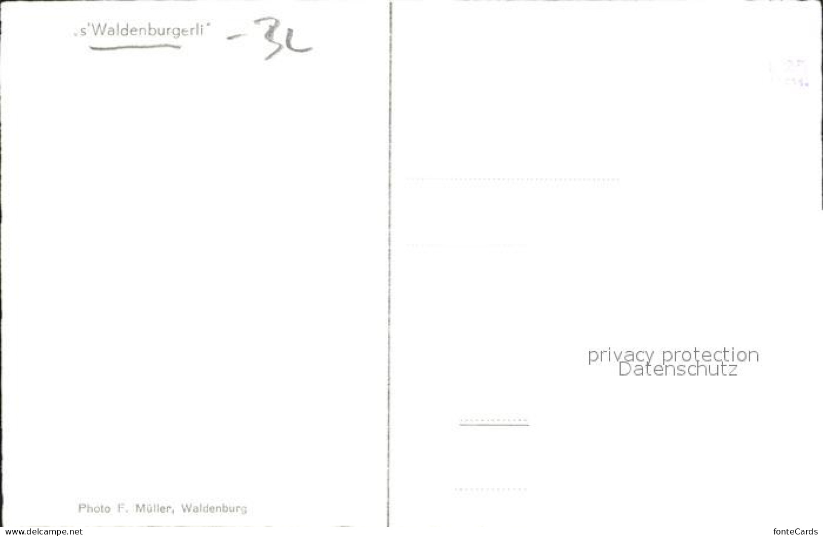 12358836 Waldenburg BL S Waldenburgerli Waldenburg BL - Andere & Zonder Classificatie