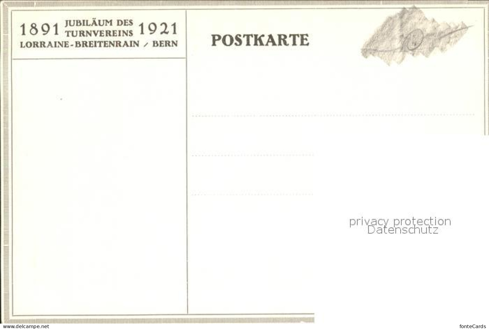 12358786 Bern BE Jubilaeum Des Turnvereins Lorraine Breitenrain Fahne Bern BE - Other & Unclassified